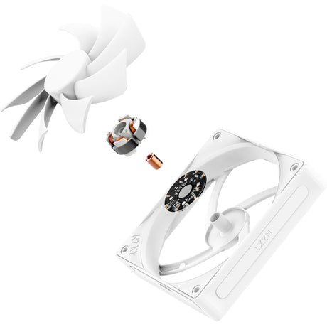 Nzxt f120q kabinetventilator (hvid, 120 x 120 x 25 mm, pwm)