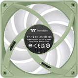 Thermaltake ct120 ex reverse argb sync pc køleventilator matcha grøn (3-fan pack) case fans (lysegrøn, 3 styk, 120 x 120 x 25 mm, pwm)