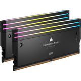 Corsair Dominator Titanium RGB 64 GB DDR5-6400 (2x 32 GB) RAM (sort, cmp64gx5m2b6400c32, xmp 3.0)