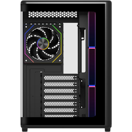 Cooler Master Elite 600 ARGB Midi Tower-hus (sort | 2x USB-A | 1x USB-C | RGB | hærdet glas)