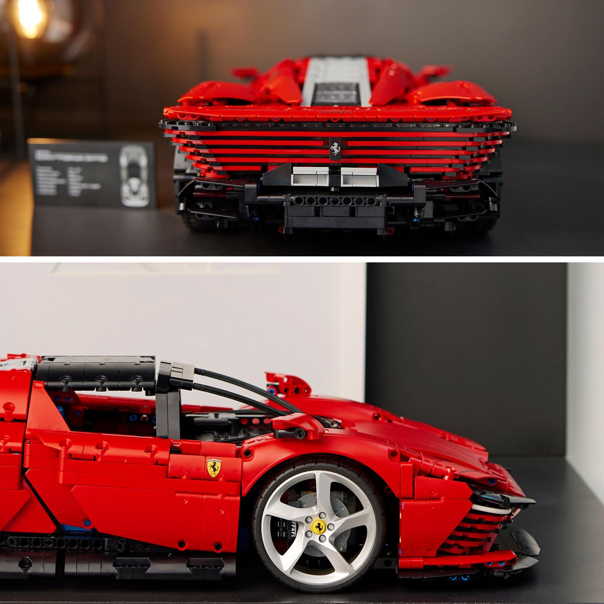 Lego technic ferrari daytona sp3 racerbil samlerobjekt til voksne - 42143