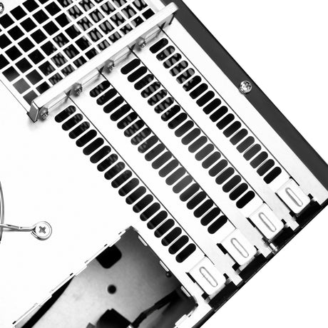 Silverstone CS381b v1.1 rackhus (sort | 2x USB-A 3.2 (5 Gbit s) | 2x lyd)