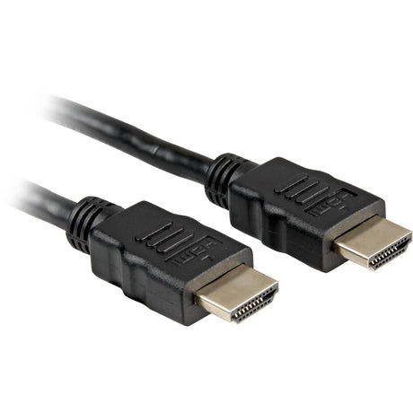 Sharkoon højhastigheds HDMI-kabel med Ethernet (sort, 15 meter, 4k, guldbelagt)