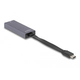 Delock USB-C > 2,5 Gigabit LAN Slank netværksadapter (grå)