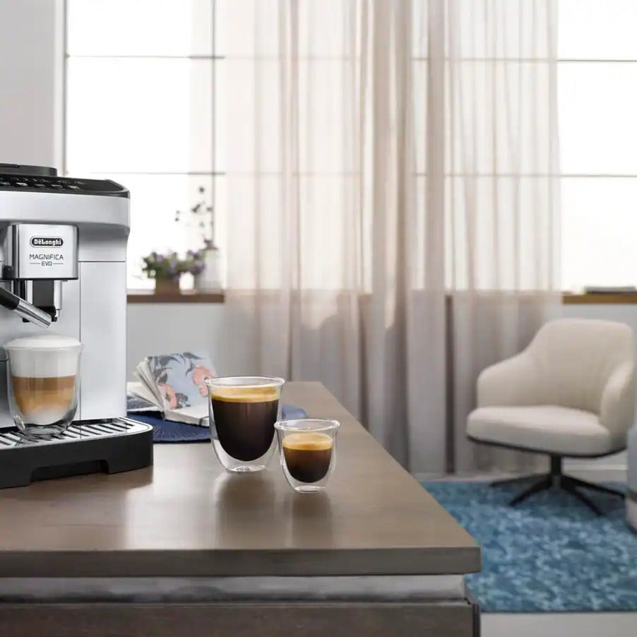 Delonghi magnifica evo ecam290.61.sb espressomaskine fuldautomatisk (sølvsort)