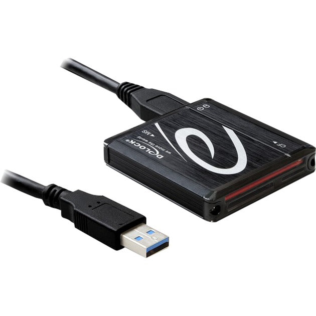 Delock USB 3.0 kortlæser alt i 1 kortlæser (sort, detail)