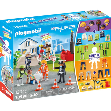 Playmobil figurer - mine figurer: byggelegetøj til redningsmission (70980)