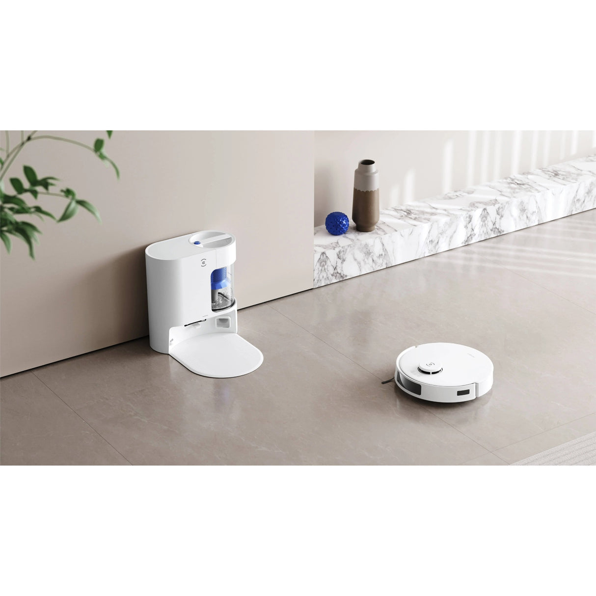 Ecovacs deebot n20 pro plus robotstøvsuger (hvid)