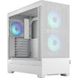 Fractal design pop air rgb midi tårnhus (hvid | 2x usb-a | rgb | hærdet glas)