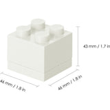 Værelse københavn lego miniboks 4 madpakke (hvid)
