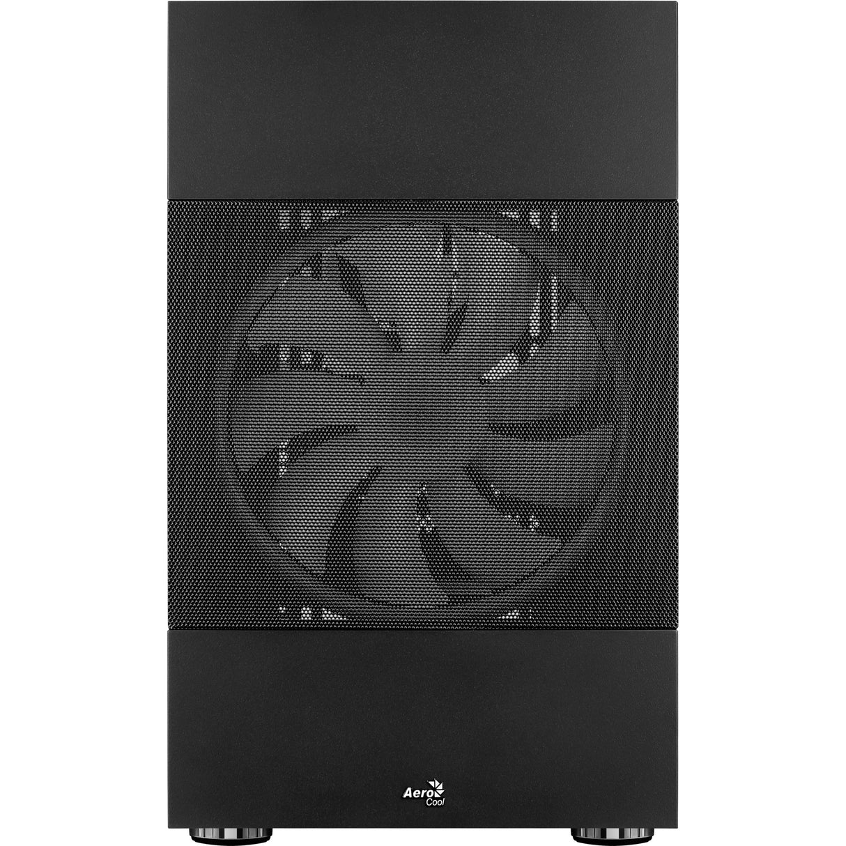 Aerocool atomic v2 mini tårnhus (sort | 2x USB-A | vindue)
