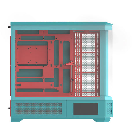 Thermaltake view 600 tg mint jordbær stort tårnhus (myntebær | 2x USB-A | 1x USB-C | hærdet glas)