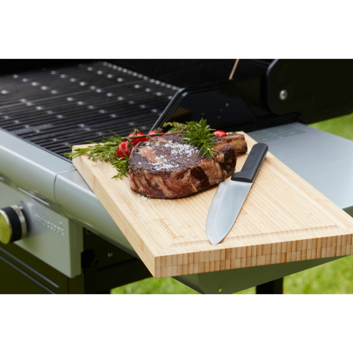 Barbecook bambus skærebræt med juicekanal (fsc 100%)
