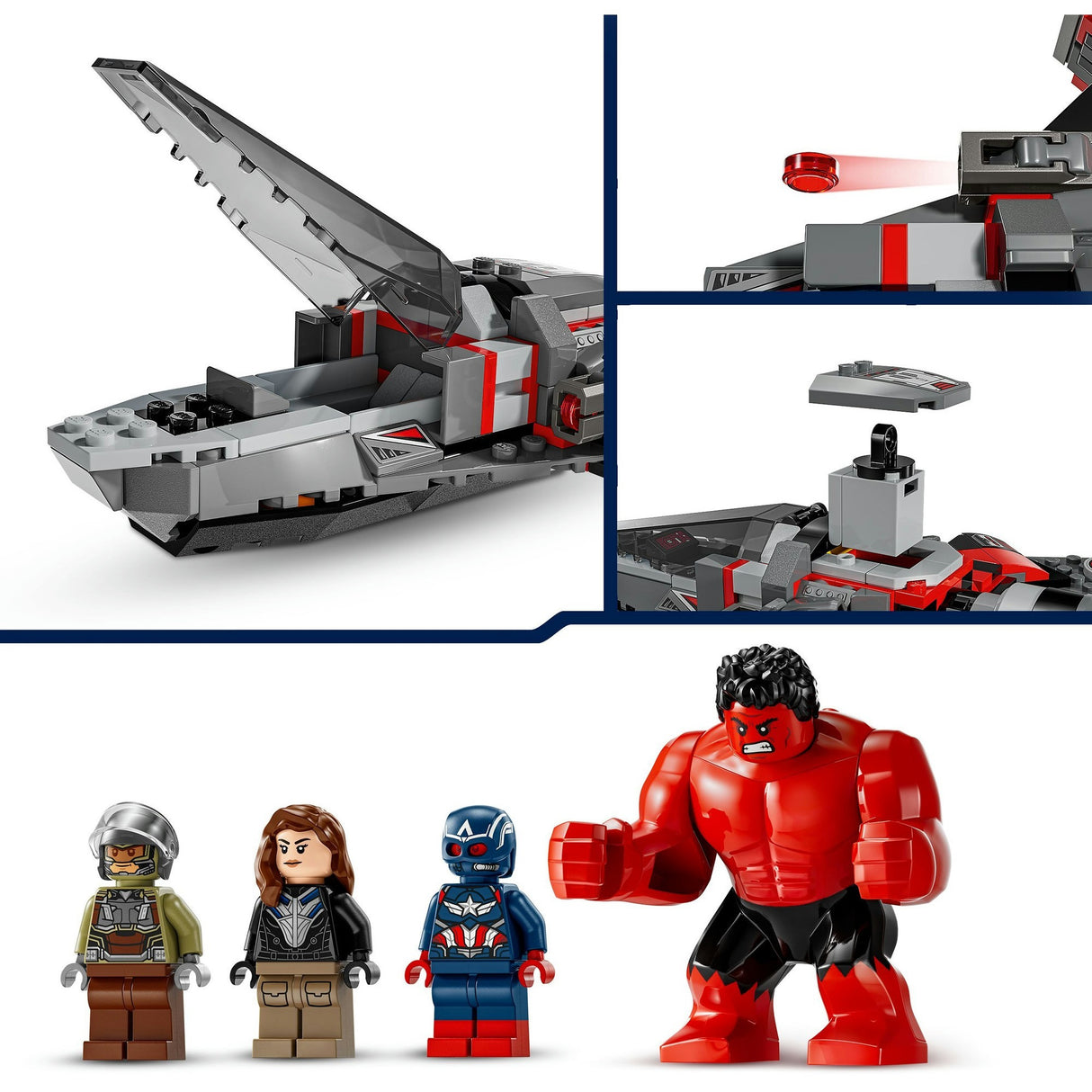 Lego marvel - captain america vs. Red Hulk Duel Construction Toy (76292)