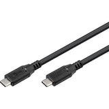 Goobay USB-C 4.0 > USB-C-kabel (sort, 1 meter)
