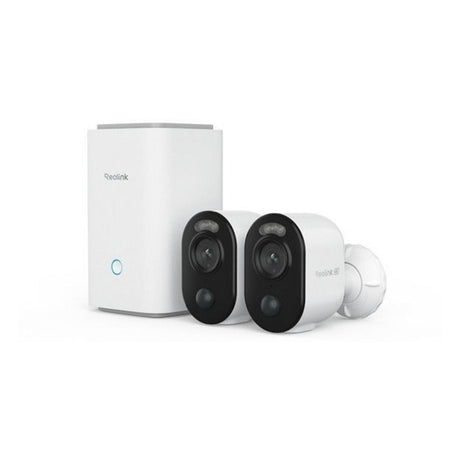 Reolink home hub1 met 2x b350 en 1x solar panel 2 usb-c beveiligingscamera (wit)
