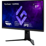 Viewsonic xg275d1-4k dual mode gaming monitor 27 (sort, 2x HDMI, 1x skærmport, USB-C, 160 Hz)