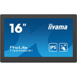 Iiyama prolite t1624msc-b1 15.6 touchscreen-skærm (sort, HDMI, 2x USB-A)