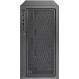 Silverstone Fara 514x Midi Tower-hus (sort | 2x USB-A | 1x USB-C | RGB | hærdet glas)