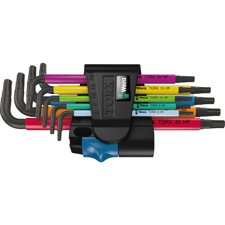 Wera 967 9 tx 9-delt unbrakonøglesæt - torx - t8-40