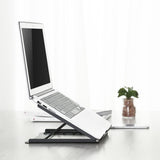 Act connectivity laptop stativ, foldbar, højdejusterbar i 5 positioner (sort)