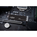 Crucial p310 500 gb ssd (sort, ct500p310ssd8, pcie gen 4.0 x4, nvme 2.0)
