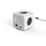 Allocacoc powercube forlænget | wifi | strømskinne strømskinne (hvid grå, Belgien | Frankrig)