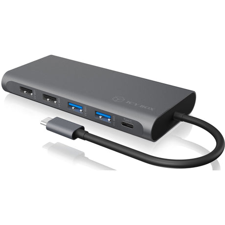 Icy box ib-dk4050-cpd dockingstation (antracit)