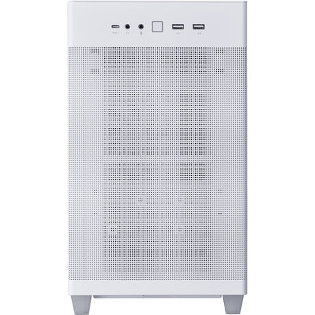 Asus prime ap201 midi tårnhus (hvid | 2x USB-A | 1x USB-C | hærdet glas)
