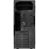 Silverstone sst-ps13b midi tårnhus (sort | 2x USB-A)