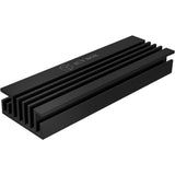 Icy box ib-m2hs-70 heatsink (sort, understøtter m.2 2280 SSD)