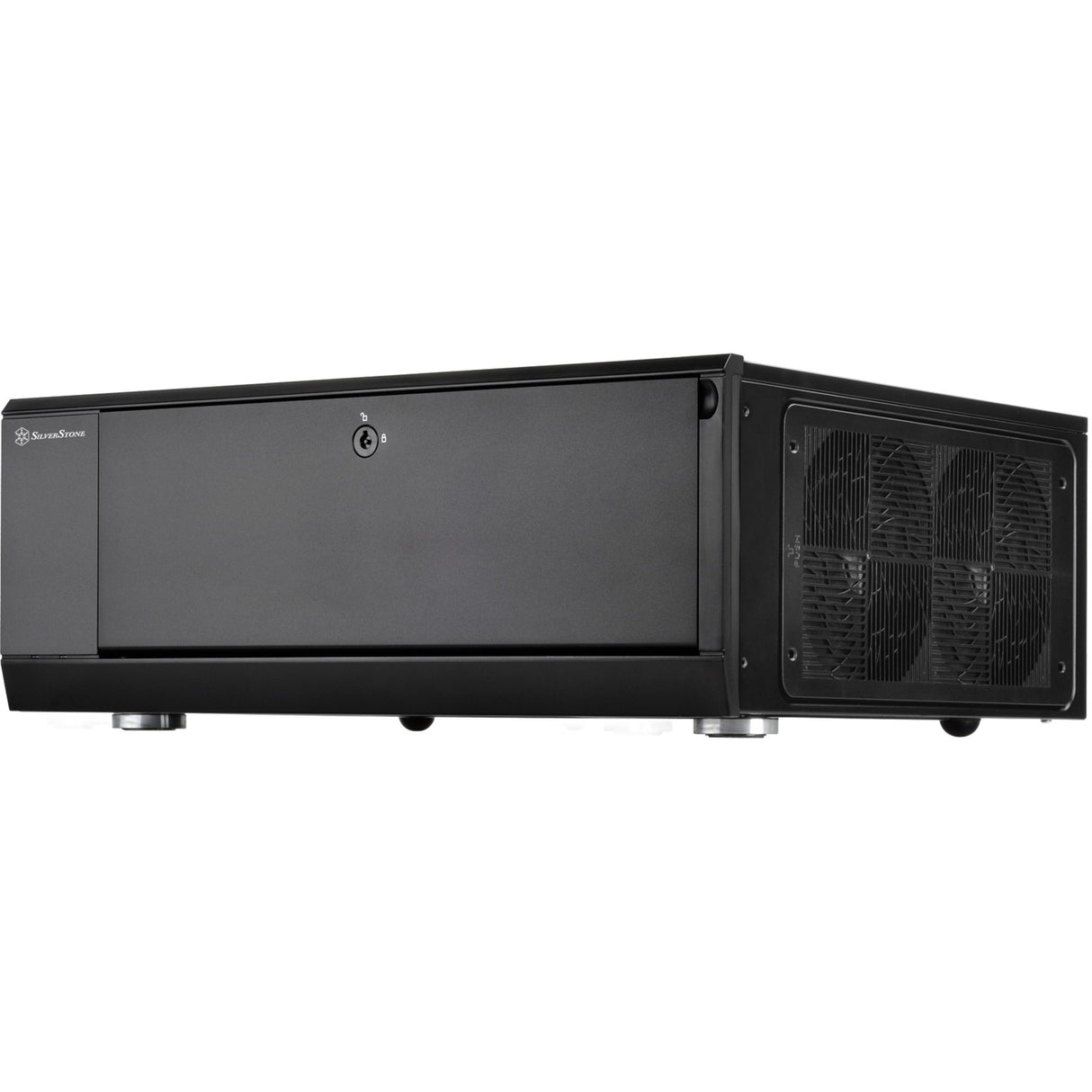 Silverstone SST-GD10B HTPC-hus (sort | 2x USB-A)