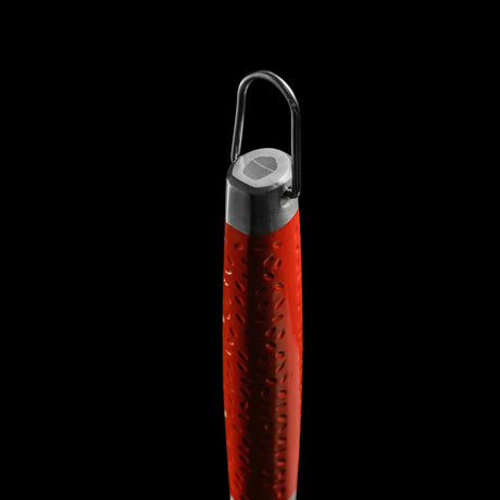 Kamado joe krafted stalen grillborstel grillreinigingsborstel (rood)