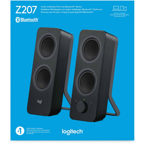 Logitech z207 pc-højttaler (sort)