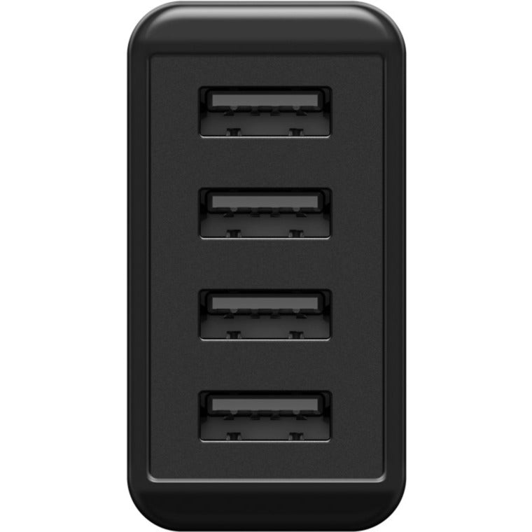 Goobay 4-vejs USB-oplader (30 W) (sort)