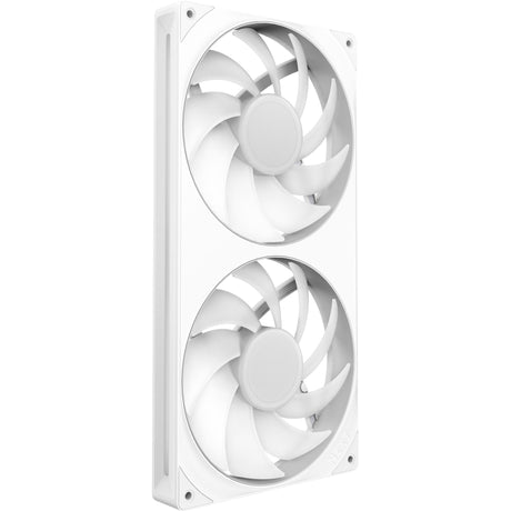 Nzxt f280 rgb core case blæsere (hvide, 2 stk, 280 x 140 x 26 mm)