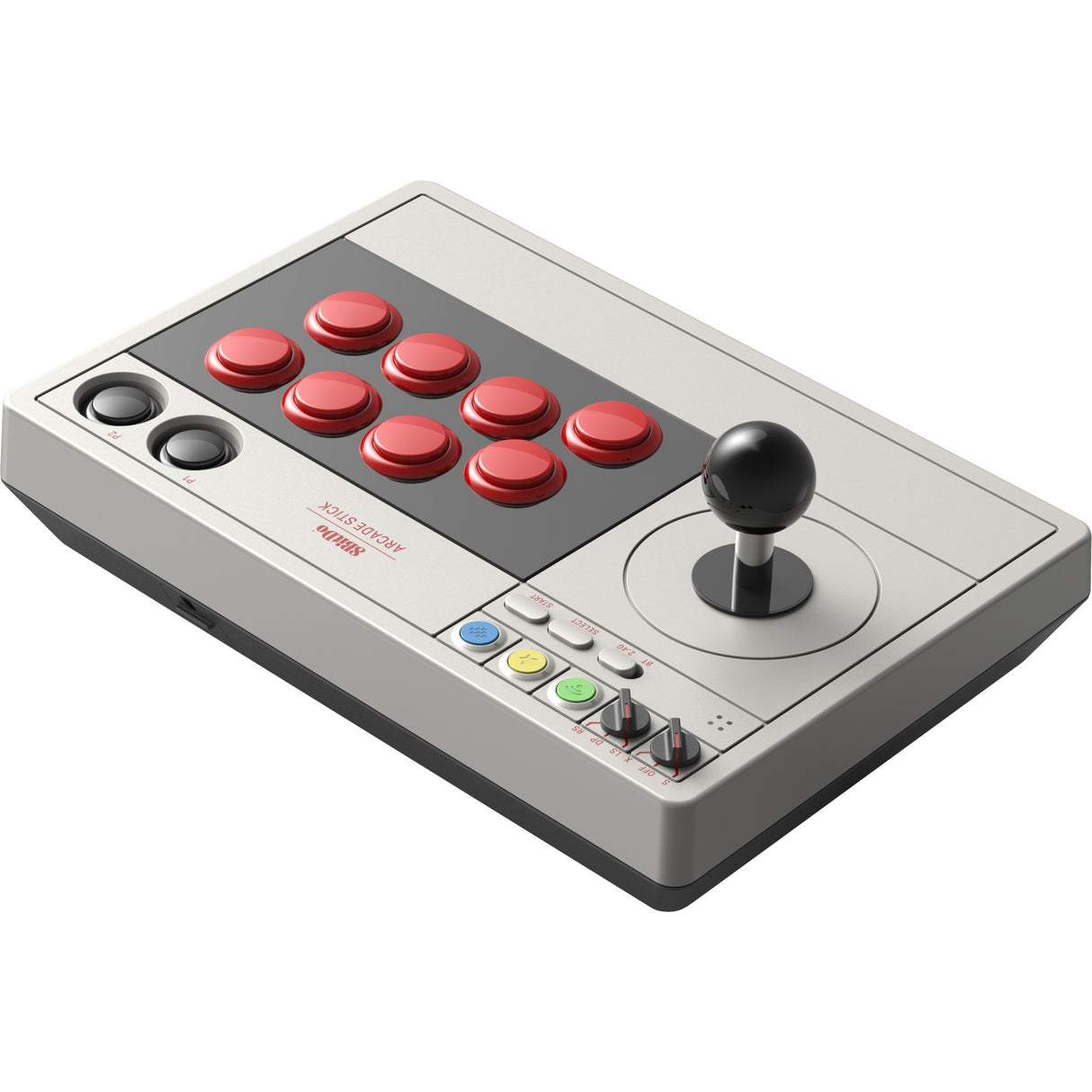 8bitdo arcade stick gamepad (grå)