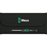 Wera kraftform 12sb1 mikro skruetrækker sæt (sort grøn, til elektriske apparater)