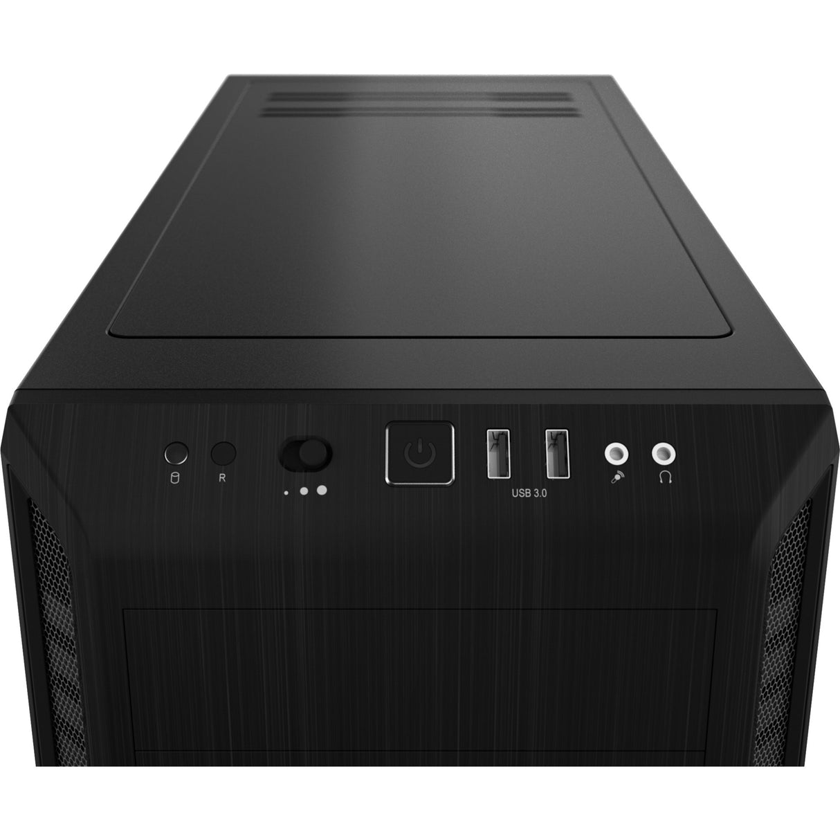 Vær stille! pure base 600 midi tårnhus (sort | 2x USB-A)