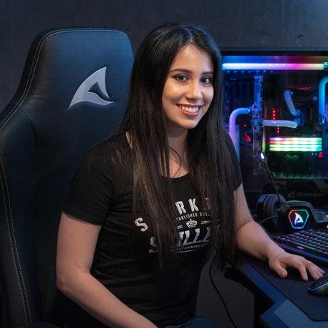 Sharkoon skiller sgs40 pu gaming stol i læder (sort)
