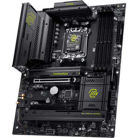 Msi mag b850 tomahawk wifi socket am5 moederbord (raid, 5gb-lan, wi-fi 7, bt, sound, atx)