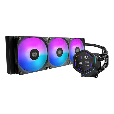 Cooler master masterliquid core nex digital 360 sort vandkøling (sort, argb)