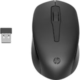 Hp 150 trådløs mus (mørkegrå sort, 1600 dpi)