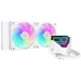 Deepcool lt240 argb vandkøling (hvidt, 4-benet pwm ventilatorstik)
