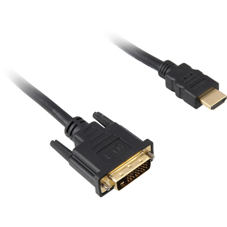 Sharkoon HDMI > DVI-D (24+1) kabel (sort, 1 meter)