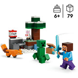 Lego Minecraft Steve's Taiga Adventure-videospilbyggesæt til børn - 21583