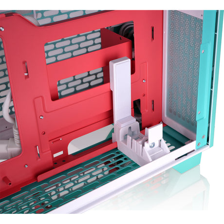 Thermaltake tr100 mint strawberry mini tower behuizing (mint bes | 2x usb-a | 1x usb-c)
