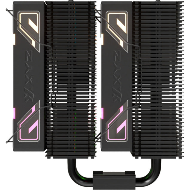 Xyz PC Gear Thermax 6 Duo RGB CPU-køler (sort, ARGB, PWM)