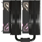 Xyz PC Gear Thermax 6 Duo RGB CPU-køler (sort, ARGB, PWM)