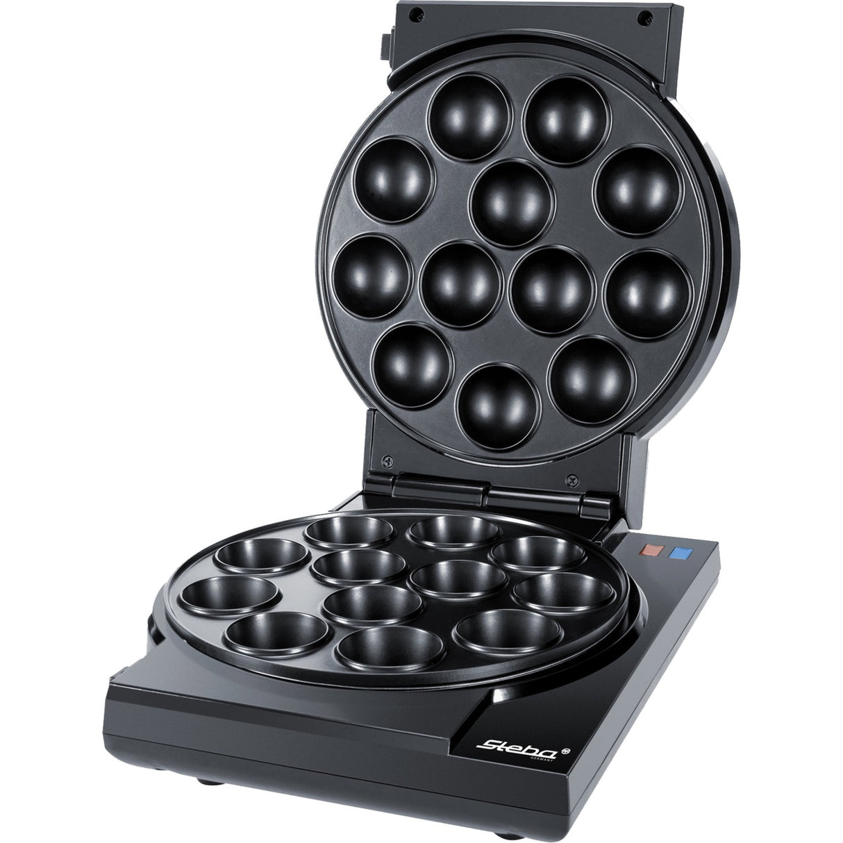 Steba kagemaskine cm 3 doughnut maker (sort sølv)